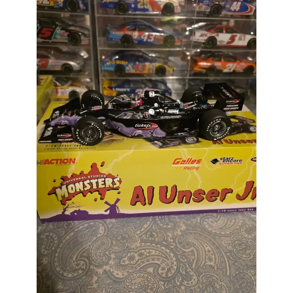 2000 Al Unser Jr #3 Dracula Universal Monsters Action 1:18 Indy Car G-Force